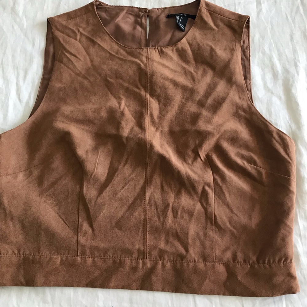 Forever 21 suede top! OFFER🤎